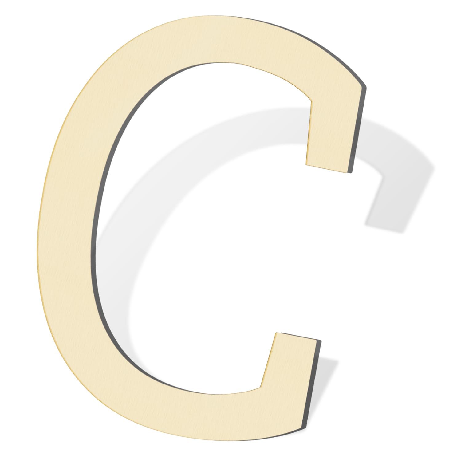 Wooden Letters for Wall Decor 12 Inch Large Wooden Letter C for Crafts Unfinished Blank Alphabet Wood Letters DIY Paint Home Party Wedding Decorations