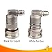OneBom Ball Lock Disconnect, Stainless Steel Ball Lock Gas & Liquid, 1/4’’ MFL Thread Update for Corny Keg (Stainless Steel)