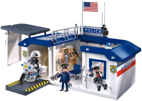 playmobil police carry case