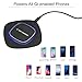 Ceppekyy Wireless Charger, Qi Certified 10W Ultra Slim Wireless Charging Station for All Qi Enabled Phones/Device - Standard for iPhone X / iPhone 8 / 8 Plus, Fast-Charging for Samsung Galaxy S8 / S8+