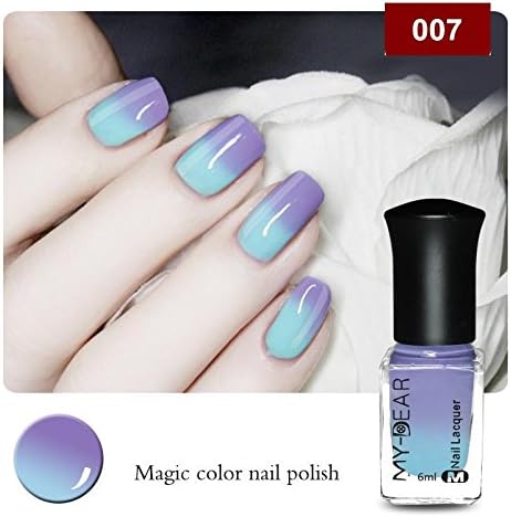 CHRWANG 1 Bottle Miraculous 6ml Changing Nail Polish 6ml 007
