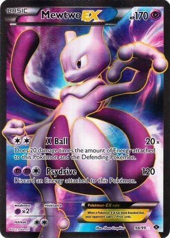 Amazon Com Pokemon Mewtwo Ex 98 Bw Next Destinies Holo Toys Games