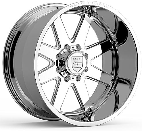 Gear Alloy F70P1 Forged 24x14 6x139.7 -76mm Polished Wheel Rim