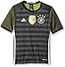 adidas Boys' Soccer Youth Germany Jersey, Dark Grey Heather/Legacy, Large