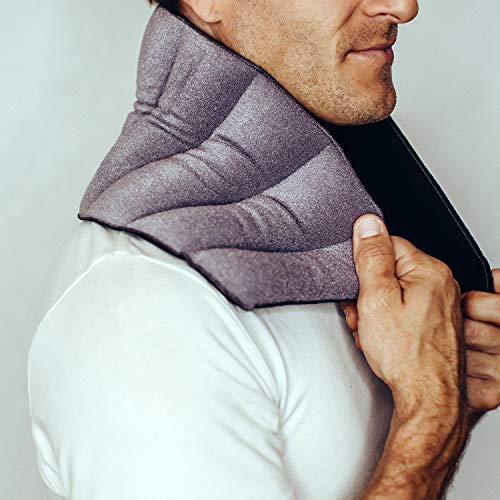 THERMASTRETCH Knee Heating Pad Microwavable Compression Wrap for