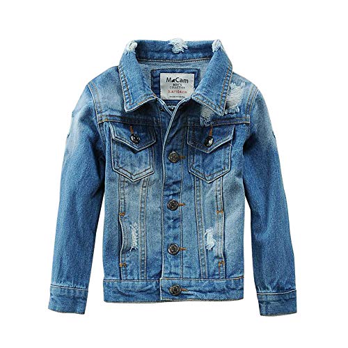 boys ripped jean jacket