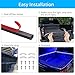VANJING 2PCS 60 Inch RGB LED Truck Bed Light Strip Kit with Sound-Activated Function for Cargo Boat Pickup RV SUV Waterproof IP67 Lighting Tailgate 12v Boats and More