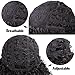 AISI HAIR Natural Afro Kinky Curly Wig Black Curly Synthetic Hair Wig Short Afro Curly Wig Heat Resistant Fiber Hair Side Part Wig for Women