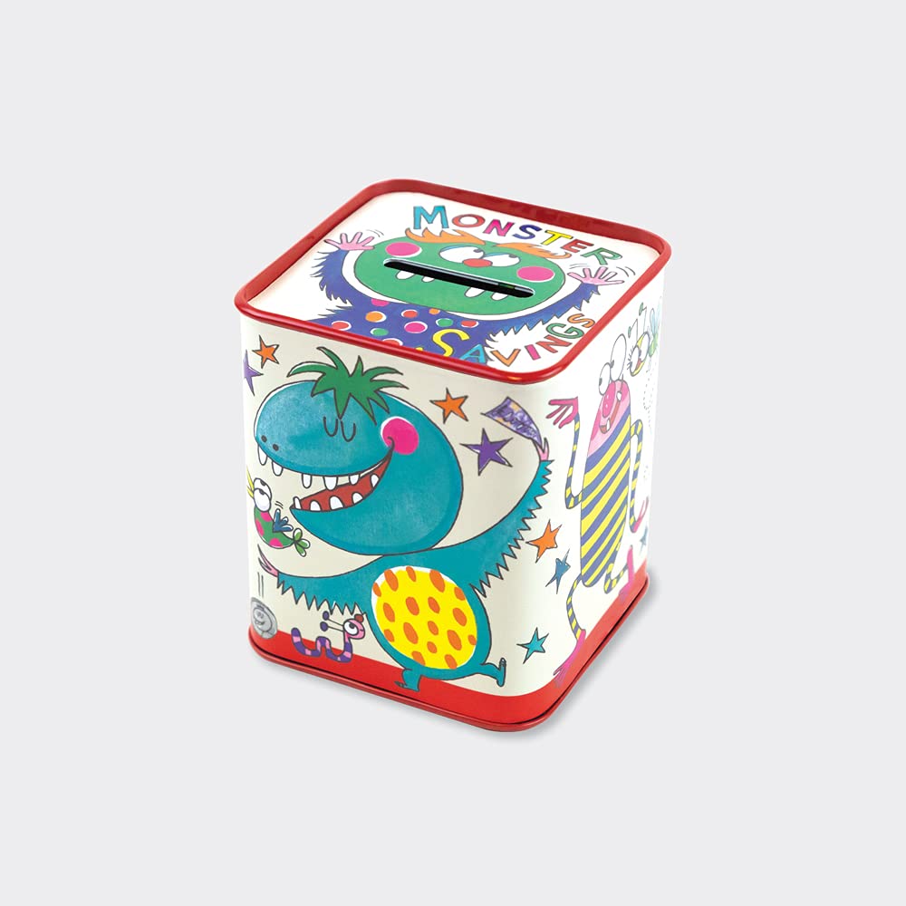 Rachel Ellen Monster Savings Tin Money Box