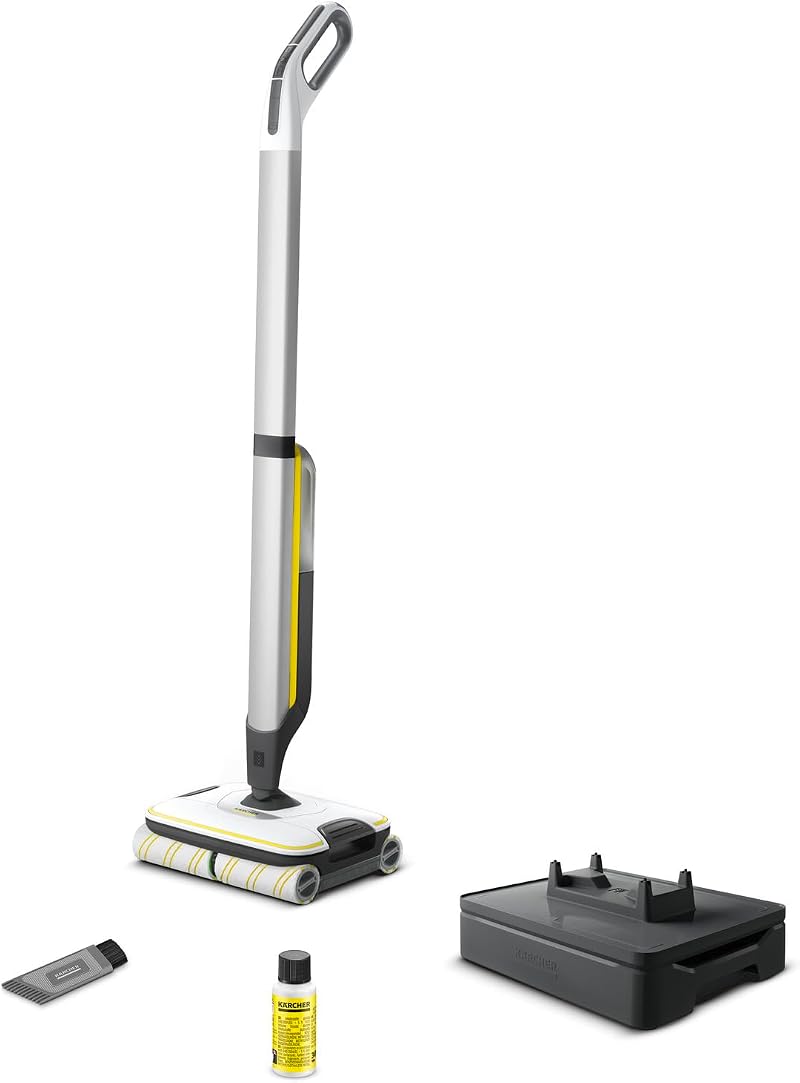 Karcher FC 7 Cordless Hard Floor Cleaner 4 Roller 45 Min Battery 175m² White