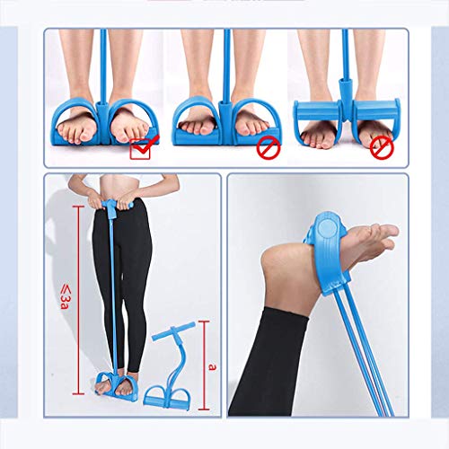 Gogokids-Pedal-Resistance-Band-Man-Women-Sit-Ups-Yoga-Fitness-Beginners-Rally-Arm-Pedal-Training-Ride-Equipment-for-Home-Gym-Workouts-Blue