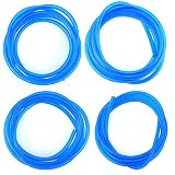Hilitchi 20-Feet Petrol Fuel Line Hose Lubricant of 4 Sizes Tubing for Weedeater Chainsaw Common 2 Cycle Small Engines (Light Blue)