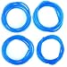 Hilitchi 20-Feet Petrol Fuel Line Hose Lubricant of 4 Sizes Tubing for Weedeater Chainsaw Common 2 Cycle Small Engines (Light Blue) primary