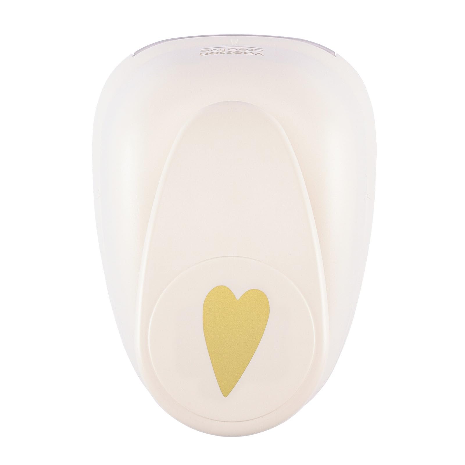 Vaessen Creative Craft Paper Punch - Heart - 4,4 x 7,3 cm - Circle Cutter for Crafting and Card Making