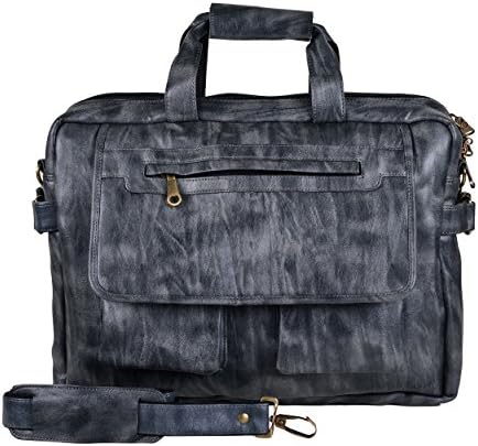 Jocose Synthetic Leather 22 Ltr Black Laptop Briefcase