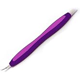 Cuticle Pusher UV Gel Polish Soak Off Remover Tool Nail Arts Cuticle Trimmer (Purple)