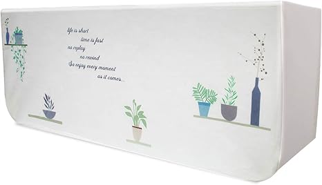 Amazon Co Jp エアコンカバー 室内機用 壁掛け型 防塵 防湿 ホコリ対策 伸縮 洗濯 取り付け簡単 かわいい おしゃれ シンプル 大型家電