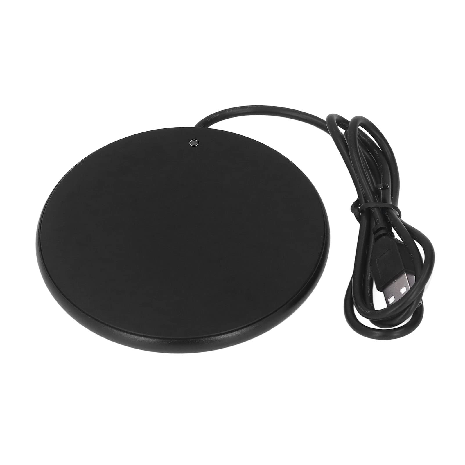 Heating Cup Mat, 55°C Waterproof Touch Electric Pad, Coffee Tea Warmer for Home Office, Desktop Beverage Heating Mat for Coffee Mug Milk Cup, Black for Office Workers, Home Users