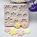 GerTong 1PCS Silicone Cake Mould Snowflake Shape Cake Candy Molds Chocolate Pudding Jelly Fruit Pie Fondant Decorating Mould DIY Tool