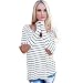 Womens Long Sleeve Casual Blouse/ Loose Stripe Shirt Tops