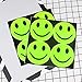Smile Face Reflective Safety Stickers,Baby Safety Reflector Decal Pack of 8