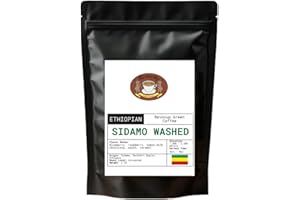 REVOCUP Ethiopian Sidamo Washed Green Coffee Beans – Unroasted Specialty Grade | Single Origin Heirloom Arabica | Bright, Clean Citrus & Floral Cup | High-Altitude Grown – 2lb / 32 Ounces