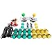 Easyget LED Arcade DIY Parts 2X Zero Delay USB Encoder + 2X 8 Way Joystick + 20x LED Illuminated Push Buttons for Mame Jamma Arcade Project Yellow + Green Kit Sets primary