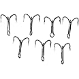 VMC 9626BN#4PP O'Shaugnessy Treble Hooks, 9-Pack, Pro -Pack, Sz4, Black Nickel