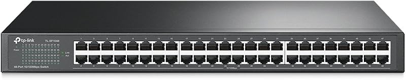 TP-Link TL-SF1048 48-Port 10/100Mbps Unmanaged Ethernet Switch Rackmount Steel