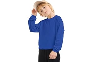 JIAHONG Kids Fleece Sweatshirts Soft Cotton Warm Crewneck Shirt Long Sleeve Pullover Sweatshirts for Boys or Girls