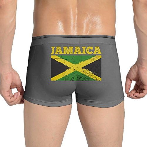 Retro Jamaica Flag Men's Custom Underwear Boxer Briefs