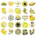 Yellow Cute Laptop Stickers for Teens Girls Water Bottles Hydroflasks Skateboard Luggage Notebook Phone Cars 50pcs