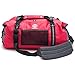 Aqua Quest White Water Duffel - 100% Waterproof 50 L Bag - Lightweight, Durable, External Pockets - Red