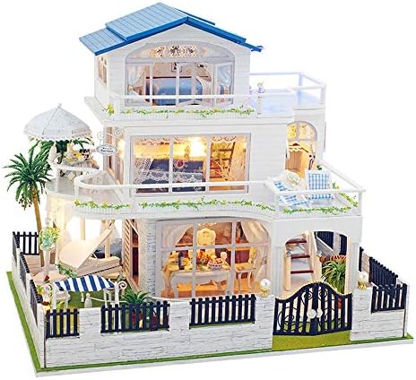ミニチュアドールハウスキット 木製の手作りドールハウスミニチュアdiyキット木製のドールハウス 家具 パーツベストギフト 女性と女の子へのプレゼント Color Multi Colored Size 25 5 34 29cm Ospacp Org Ar