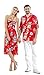 Hawaii Hangover Men's Hawaiian Shirt Aloha Shirt XL Hibiscus Red