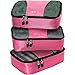 eBags Small Classic Packing Cubes for Travel - Organizers - 3pc Set - (Peony)
