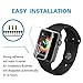 INGLE [6 Pack] for Apple Watch Series 3/2/1 Screen Protector (42mm), [Anti-Bubble] [HD Clear] Full Coverage Film