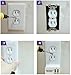 Dual USB Charger, Snap On Duplex Wall Plate with 2 USB Smart Charger Ports As Easy to Install as a Wall Plate