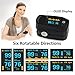 Pulse Oximeter, Finger Portable FDA Approved Digital Blood Oxygen and Pulse Sensor Meter with Alarm SPO2 For Adults and Children (High-end models)