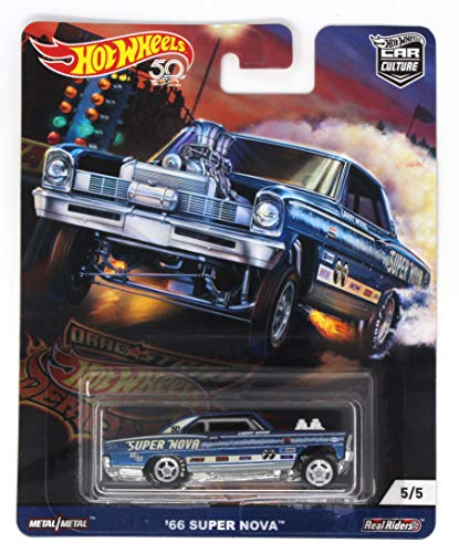 DRAG STRIP DEMON HOT Wheels Blue '66 Super NOVA CAR Culture
