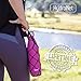 Swell Water Bottle Carrier Net - For S'well, Simple Modern, Mira, Manna Stainless Steel Bottles 9, 17, 25 oz - Stylish, Durable, Handcrafted - Frees Up Hands, Prevents Dropping and Dents (Black 25oz)