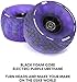 Slick Revolution 120mm Foamies Electric Skateboard Wheels | Patent Pending Foam Core Technology | 78A Translucent Urethane (Electric Purple)