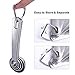 Tovantoe Stainless Steel Measuring Spoons, Silver