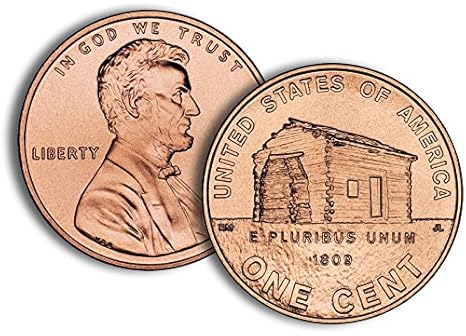 2009 D Vdb Lincoln Cent 50 Coin Roll New Log Cabin At Amazon S