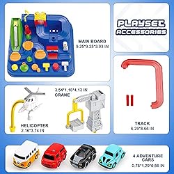 TOY Life Car Adventure Toys Race Track for Toddlers