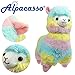 Alpacasso 14'' Rainbow Plush Alpaca, Cute Stuffed Animals Toys.
