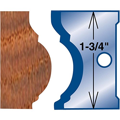 Shop Fox 13/4" Picture Frame Moulding Knives (3 Set), D4745 on Galleon