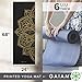 Gaiam Yoga Mat Premium Print Extra Thick Non Slip Exercise & Fitness Mat for All Types of Yoga, Pilates & Floor Workouts, Metallic Bronze Medallion, 6mmthumb 3
