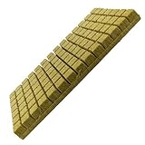 GRODAN A OK Rockwool Stonewool Hydroponic Grow Media Starter Cubes Plugs 1.5" x 1.5" Sheet of 98