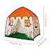 Homfu Kids Play Tent for Children Playhouse Toy As Gifts for Boys and Girls Play Indoor and Outdoor (Orange)